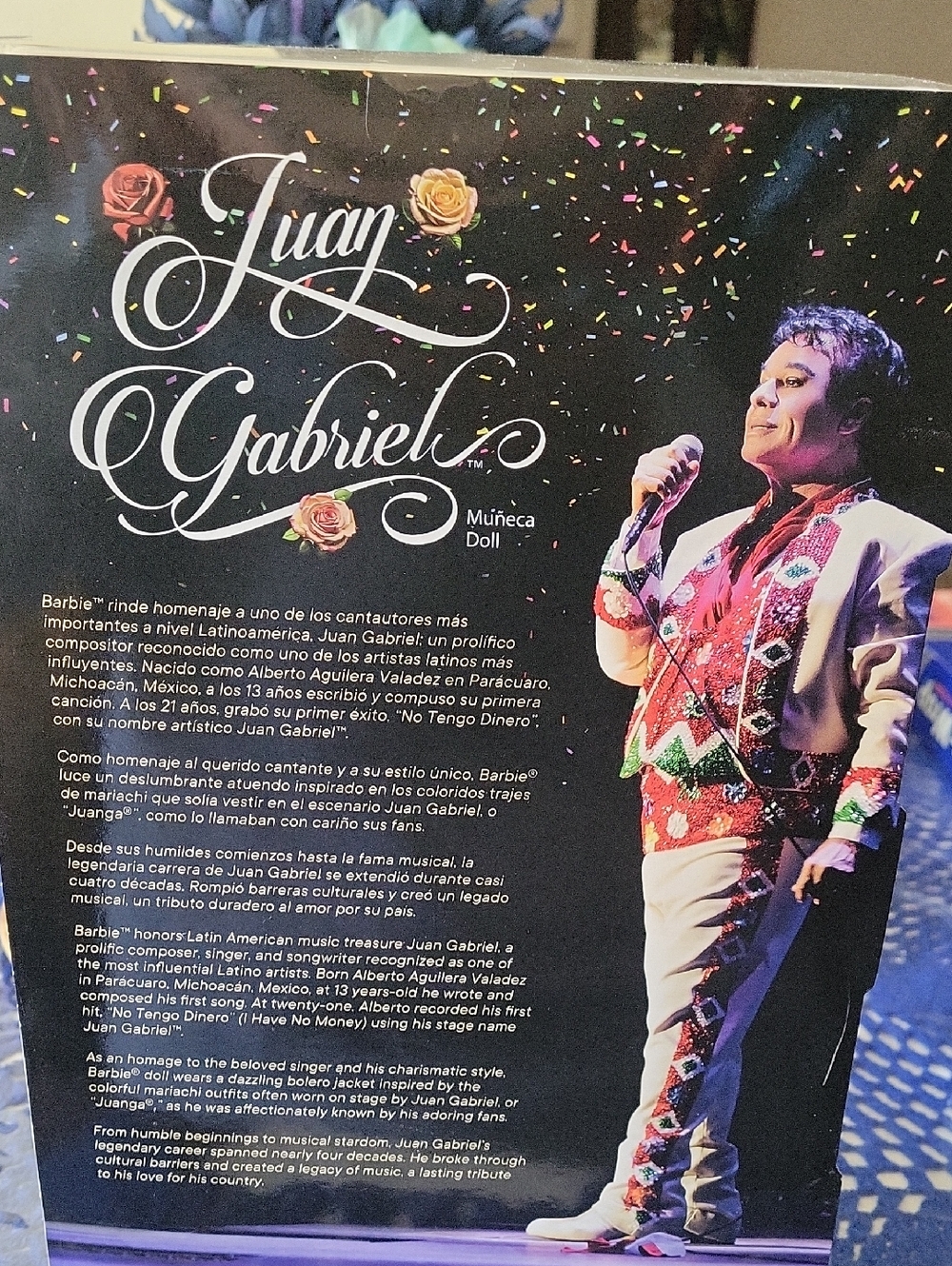 Barbie Black Pink White Juan Gabriel Tribute Art